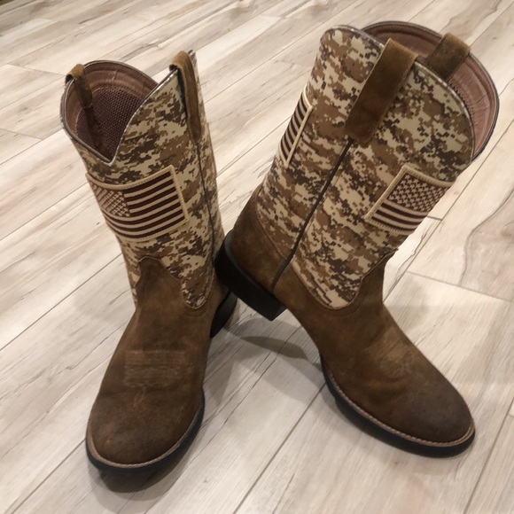 Ariat Other - ARIAT - Men’s Sport Patriot Western Boots. Size 13D (D=Medium Width) 🤠Near new.